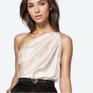 CAMI NYC BRAND NEW Darby bodysuit, size medium With tags, color ceramic.